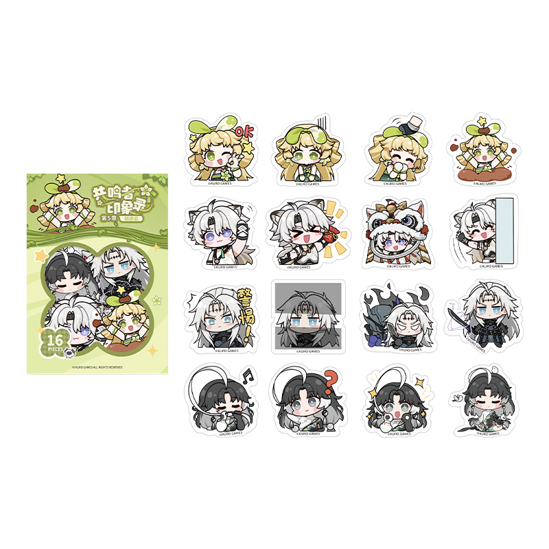 鳴潮 ミニキャラ シールセット（6種類） - HAKUTEA
