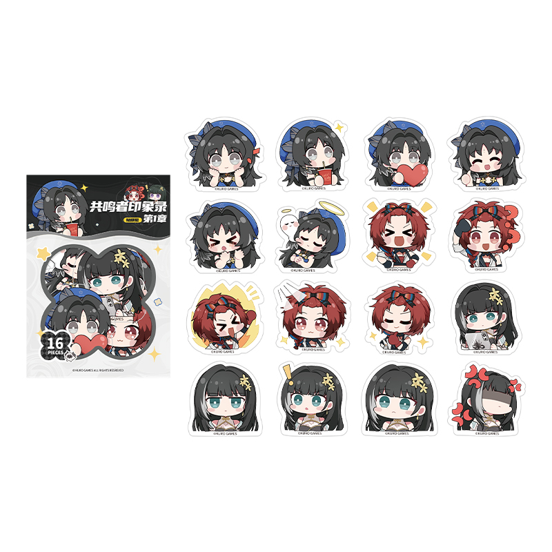 鳴潮 ミニキャラ シールセット（6種類） - HAKUTEA