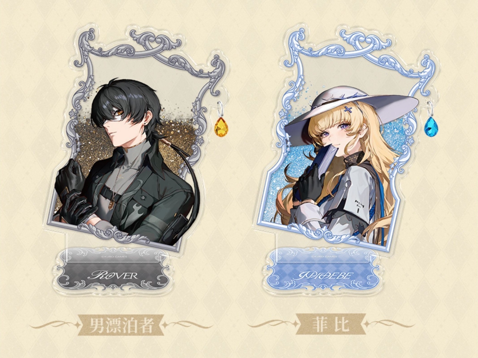 鳴潮 仮面 グリッターアクリルスタンド - HAKUTEA