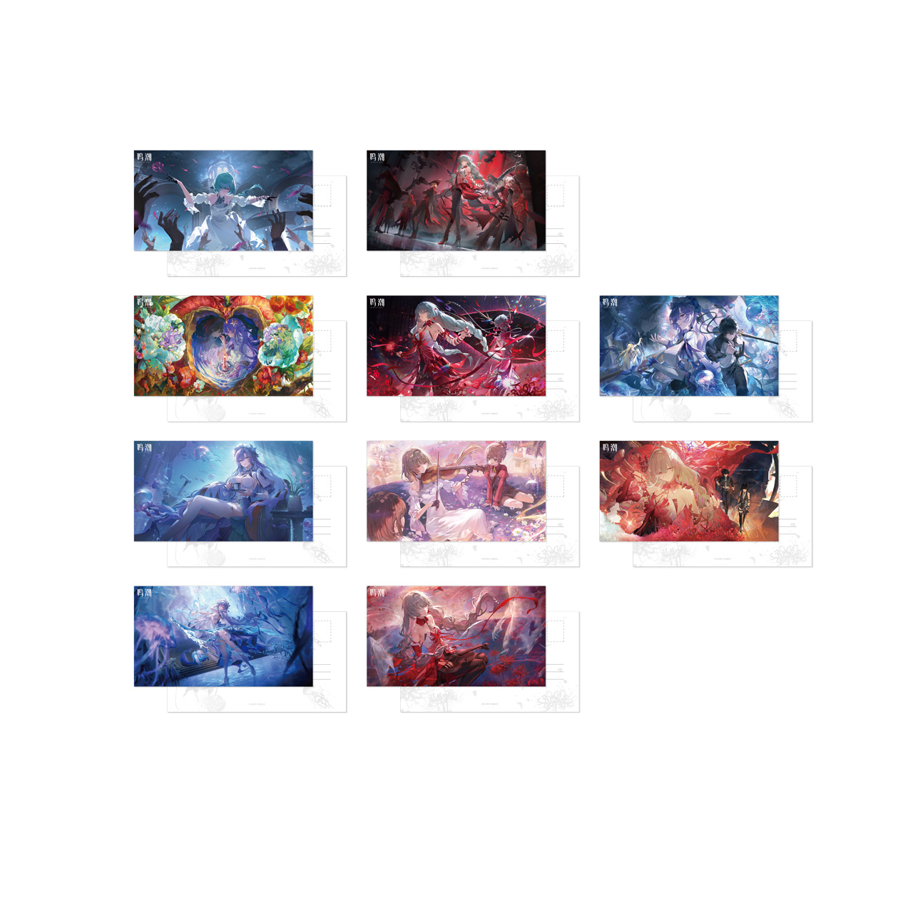 鳴潮 イラスト ポストカードセット （3種類） - HAKUTEA