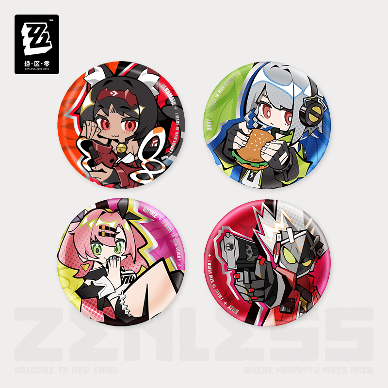 ゼンレスゾーンゼロ ちびキャラ缶バッジ 邪兎屋｜HAKUTEA