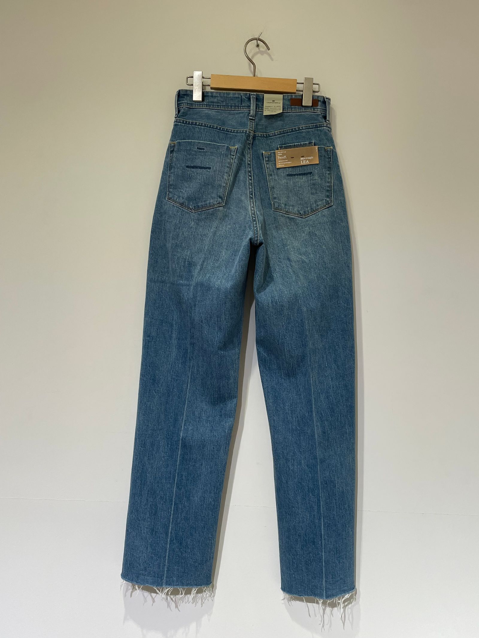 YANUK - LEA / ボーイズストレート / ストレートデニム / ブルー