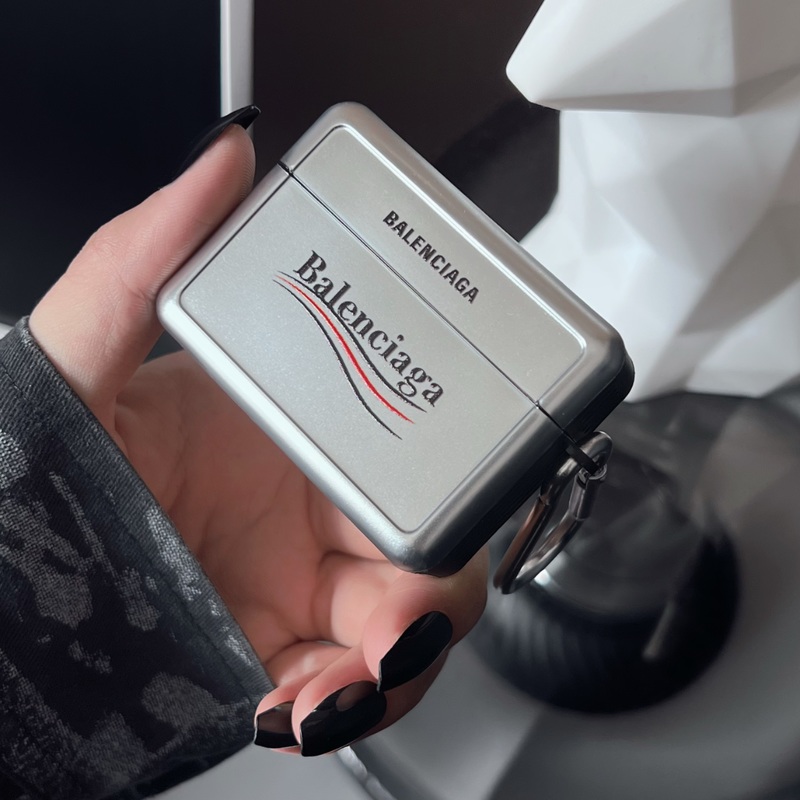 balenciaga ロゴ airpodsケース カップル バレンシアガ エアーポッズ1