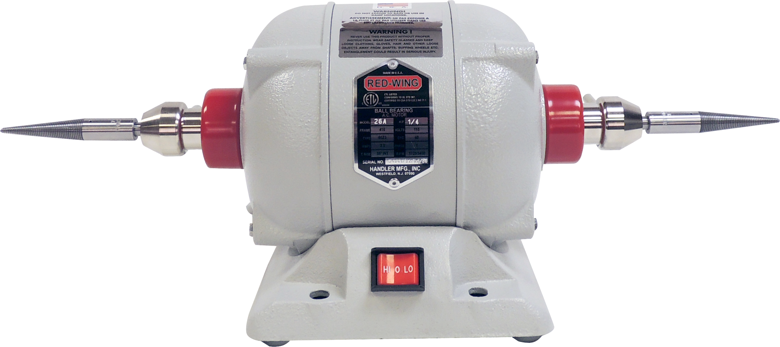 26A-TS Red Wing Lathe with Tapered Spindles - Handler Manufacturing