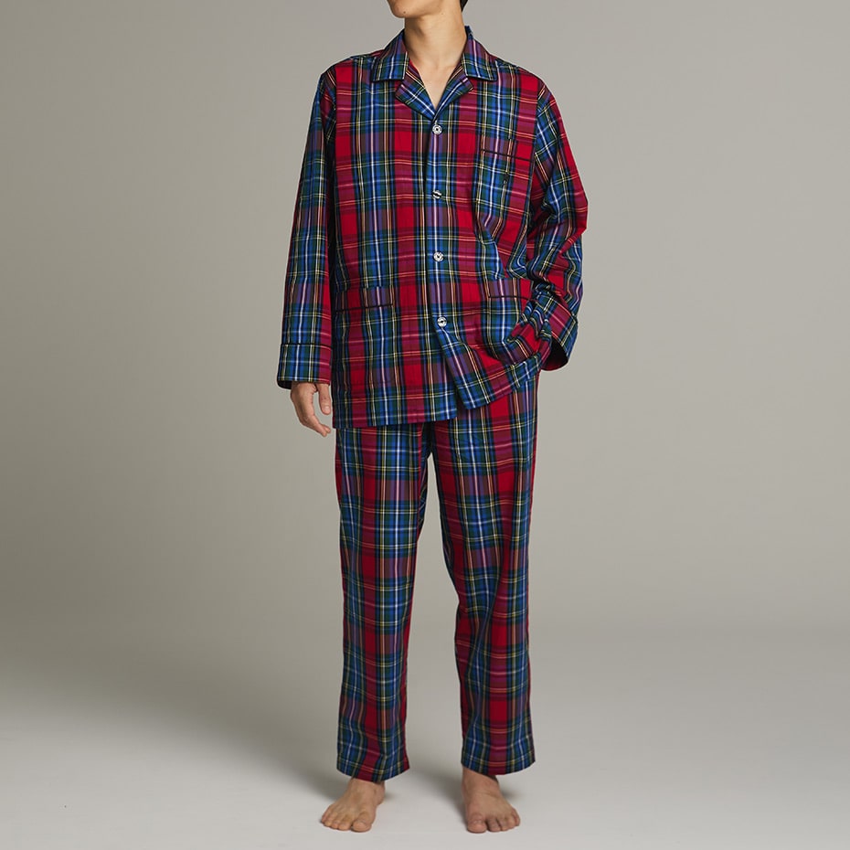 パジャマ ビストロチェック レッド | ポロ ラルフ ローレン メンズ
