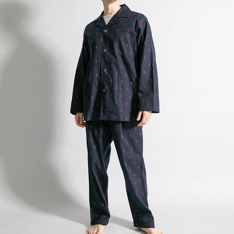 パジャマ ポロプレイヤープリント ネイビー | ポロ ラルフ ローレン