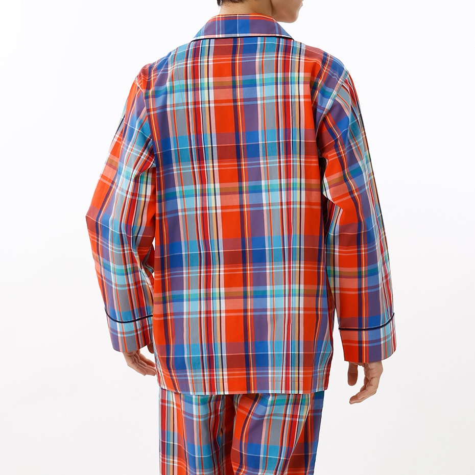 パジャマ ブライトンチェック オレンジ | ポロ ラルフ ローレン メンズ