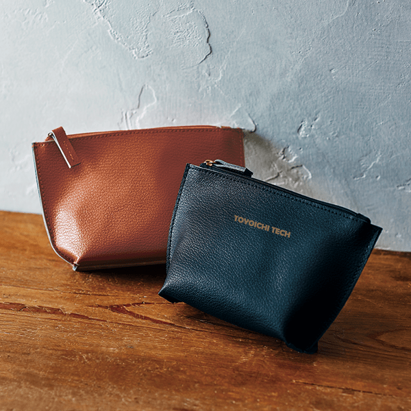 オリジナル スフィア・リサイクルレザーポーチ【最安値360円