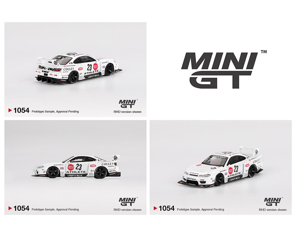 Nissan LB-Super Silhouette S15 Silvia Athlete White Mini GT – Hanz