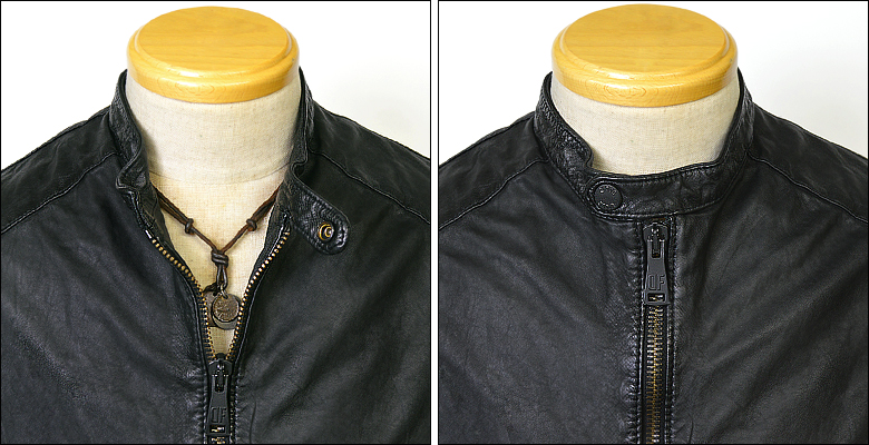 イタリア製 レザージャケット ライダースジャケット 革ジャン