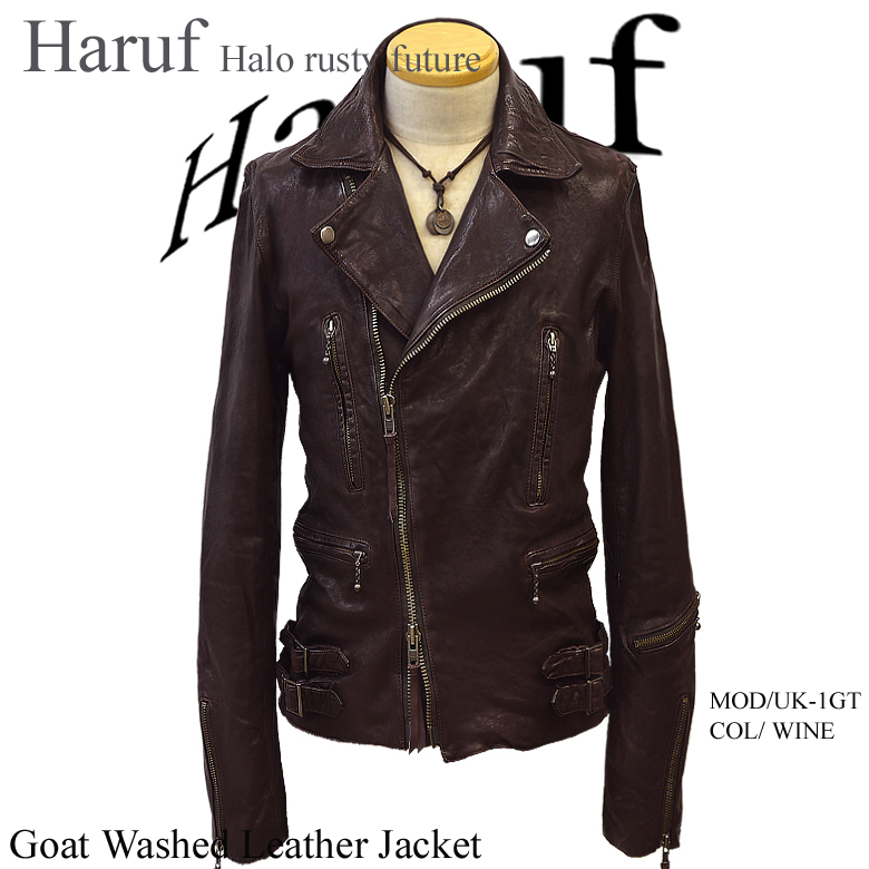 レザージャケット 革ジャン ライダースジャケット 本革 ダブル