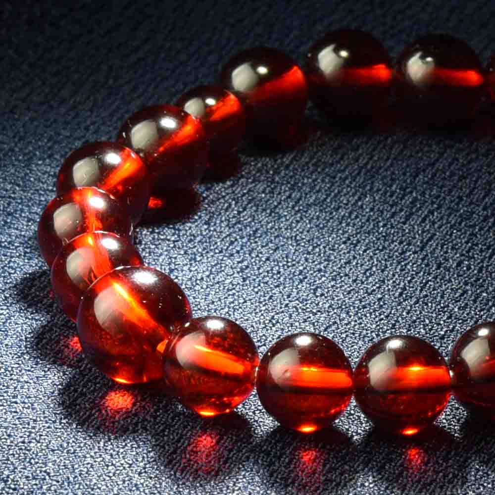 ブレスレット ルビー琥珀 10mm | お仏壇のはせがわ公式通販