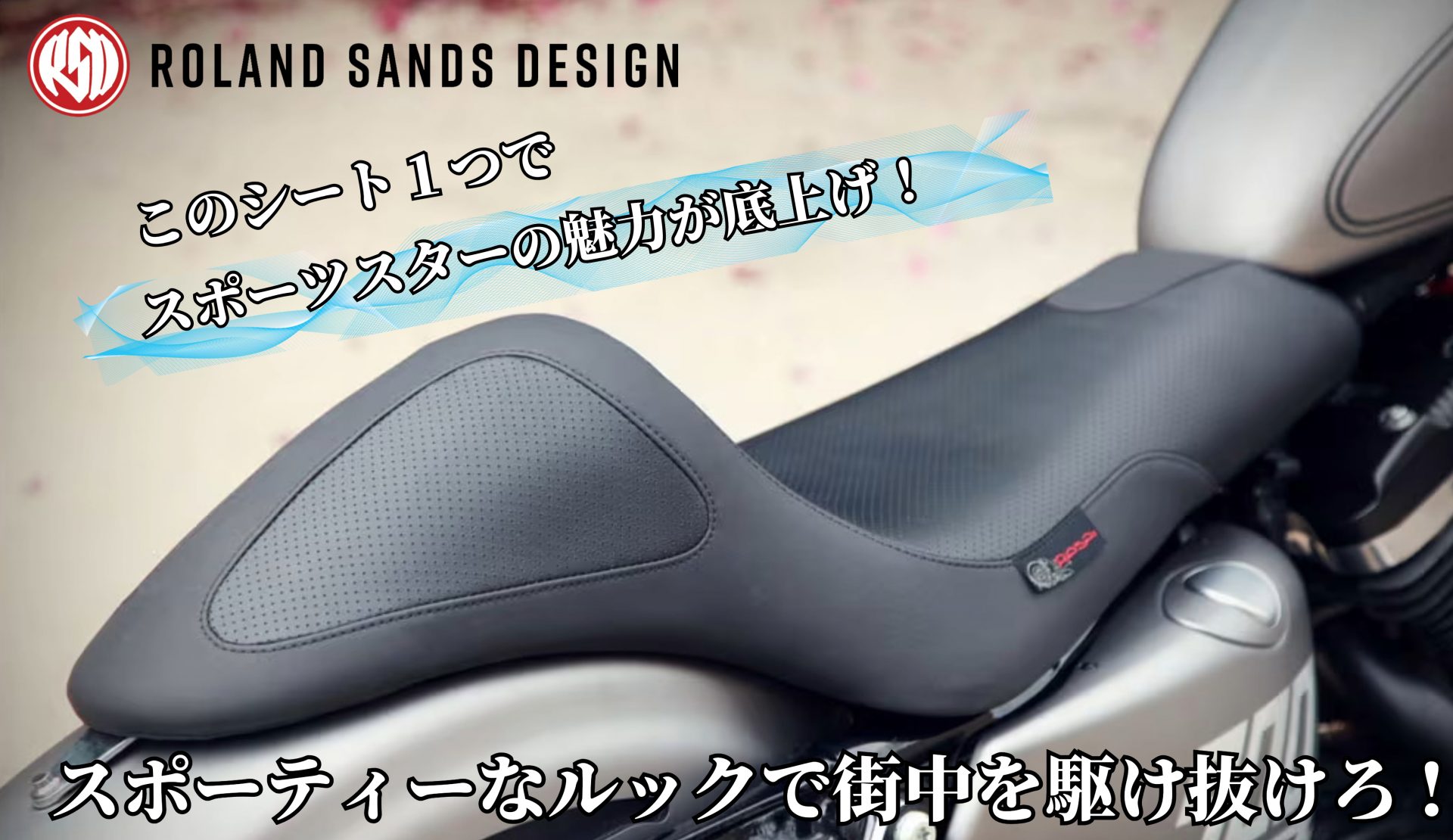 シート1つでガラッとイメージチェンジ！ハーレースポーツスターの魅力