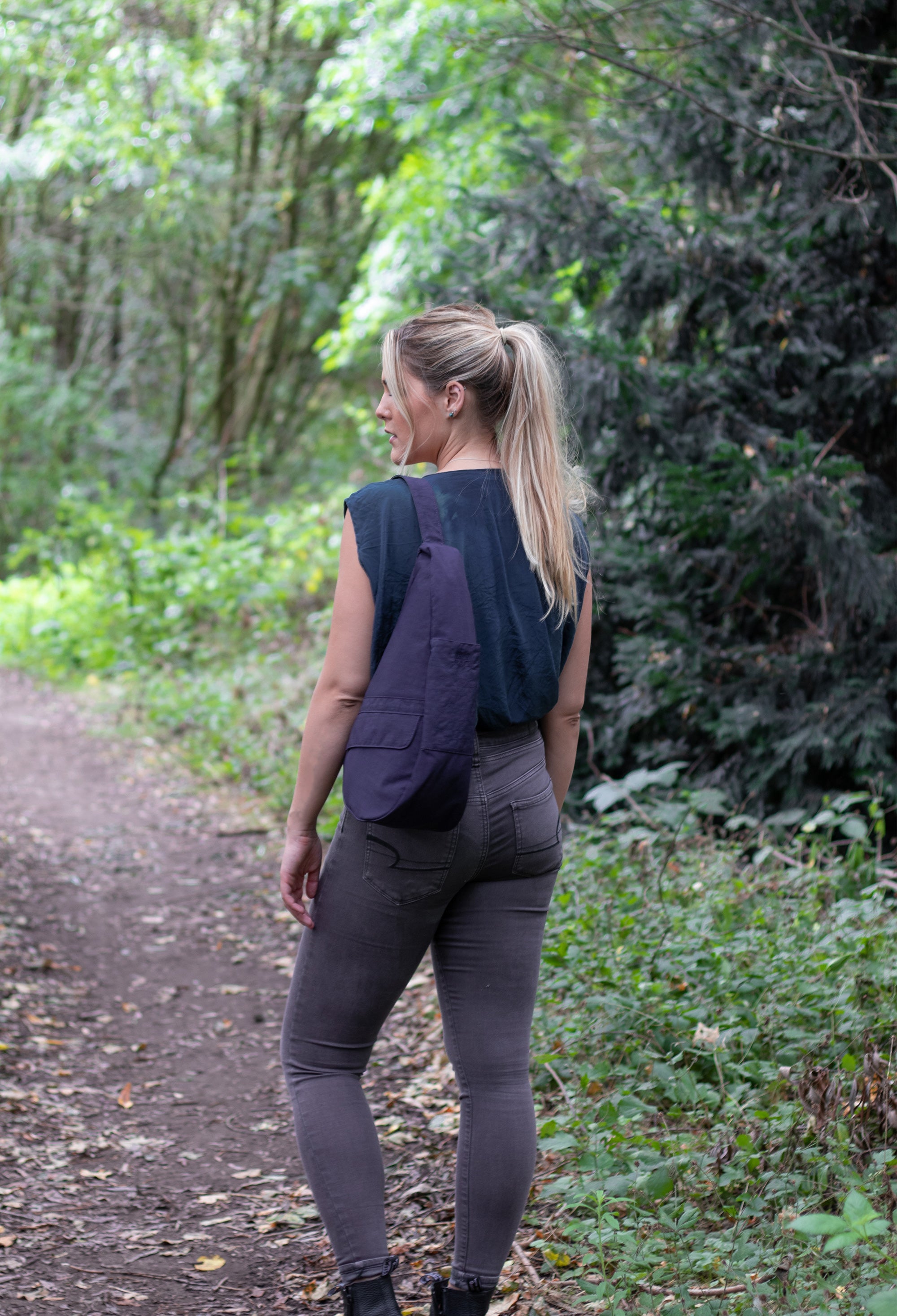 ヘルシーバックバッグ テクスチャードナイロン Sサイズ シエラ- 軽量