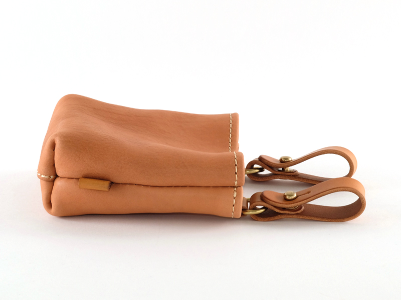 人気の腰袋ベルトポーチを極厚ソフトレザーで作った特別仕様 / 革鞄の