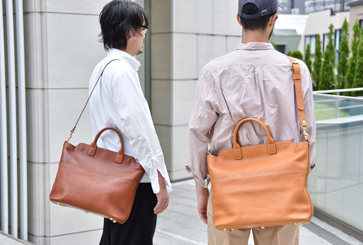 ビジネスや旅行にも使える大容量の2wayビッグトート / 革鞄のHERZ