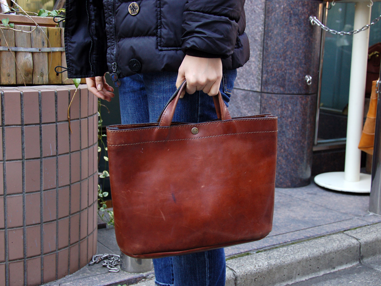 渋谷工房作り手：西園愛用「スタンダードトートバッグ」｜革鞄・革小物