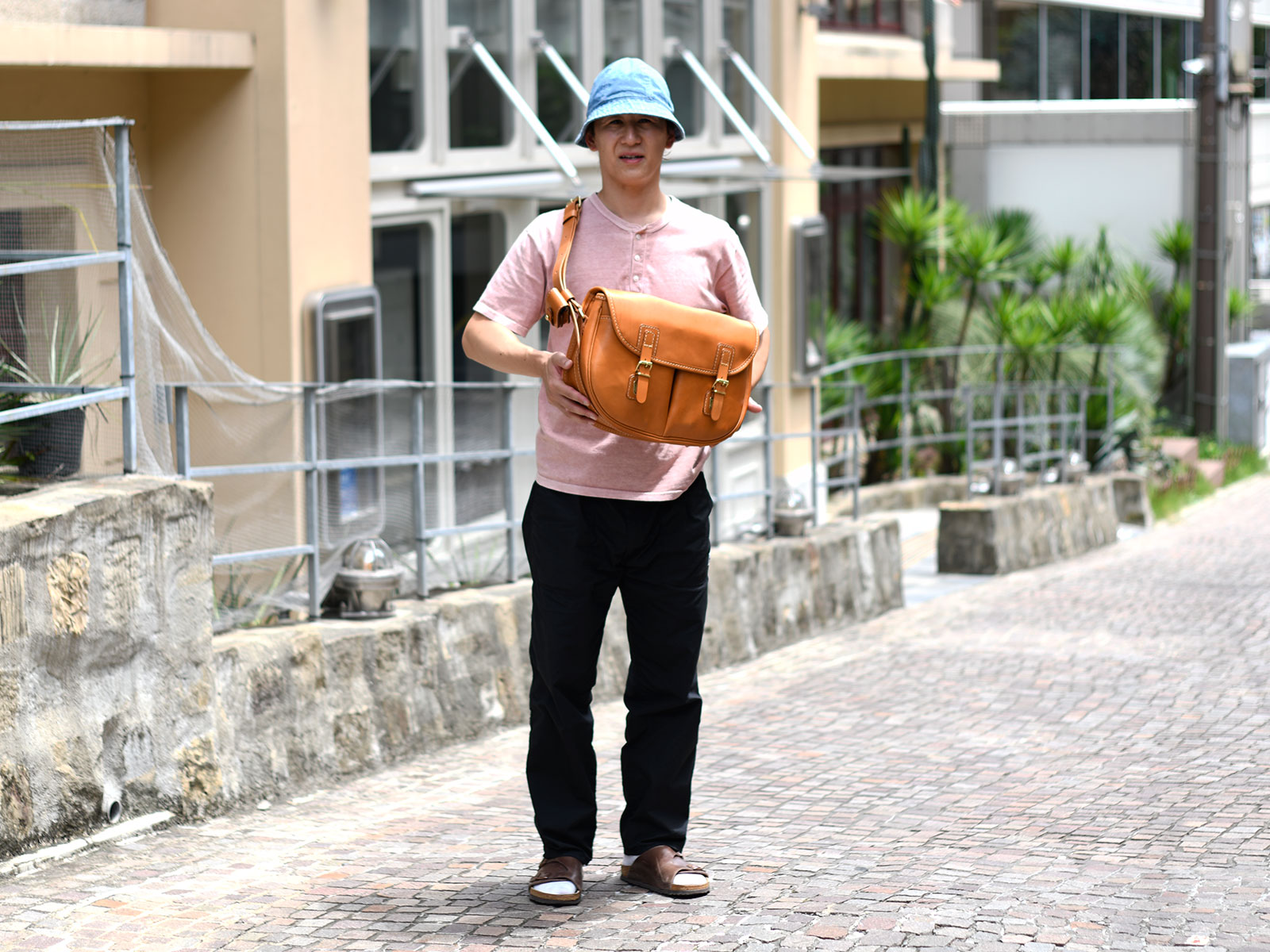 オンラインショップスタッフ斎藤、トラディショナルフィッシングバッグ