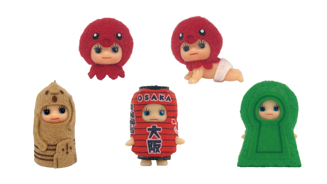 大阪コスチュームキューピー®︎（根付／キーホルダー） | 株式会社ヘソ