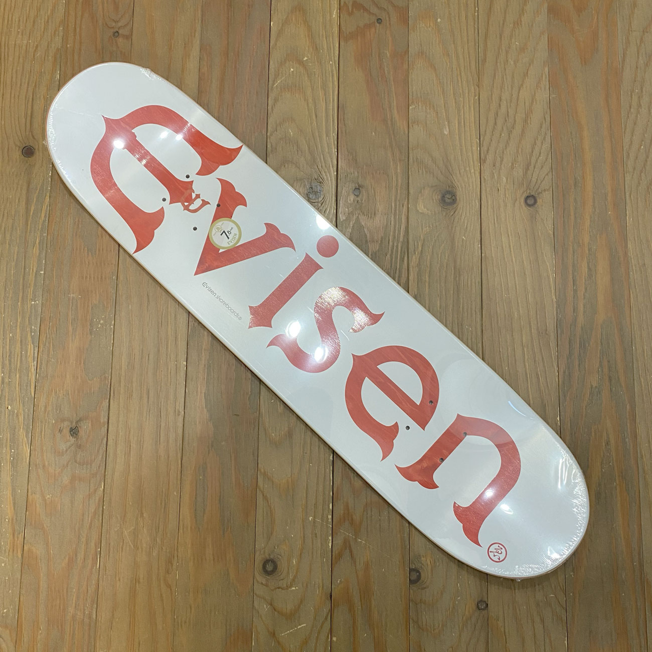 EVISEN EVI LOGO WHITE DECK 7.8/8.0/8.25inch | 東京のスケートボード