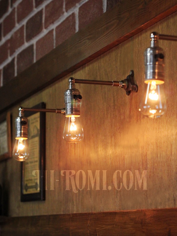 USAヴィンテージLEVITON社アルミ製ターン式ソケット付工業系ミニ