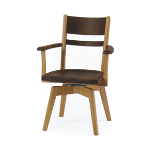 飛騨の家具 肘付回転チェア l Sign(サイン) l 株式会社イバタ