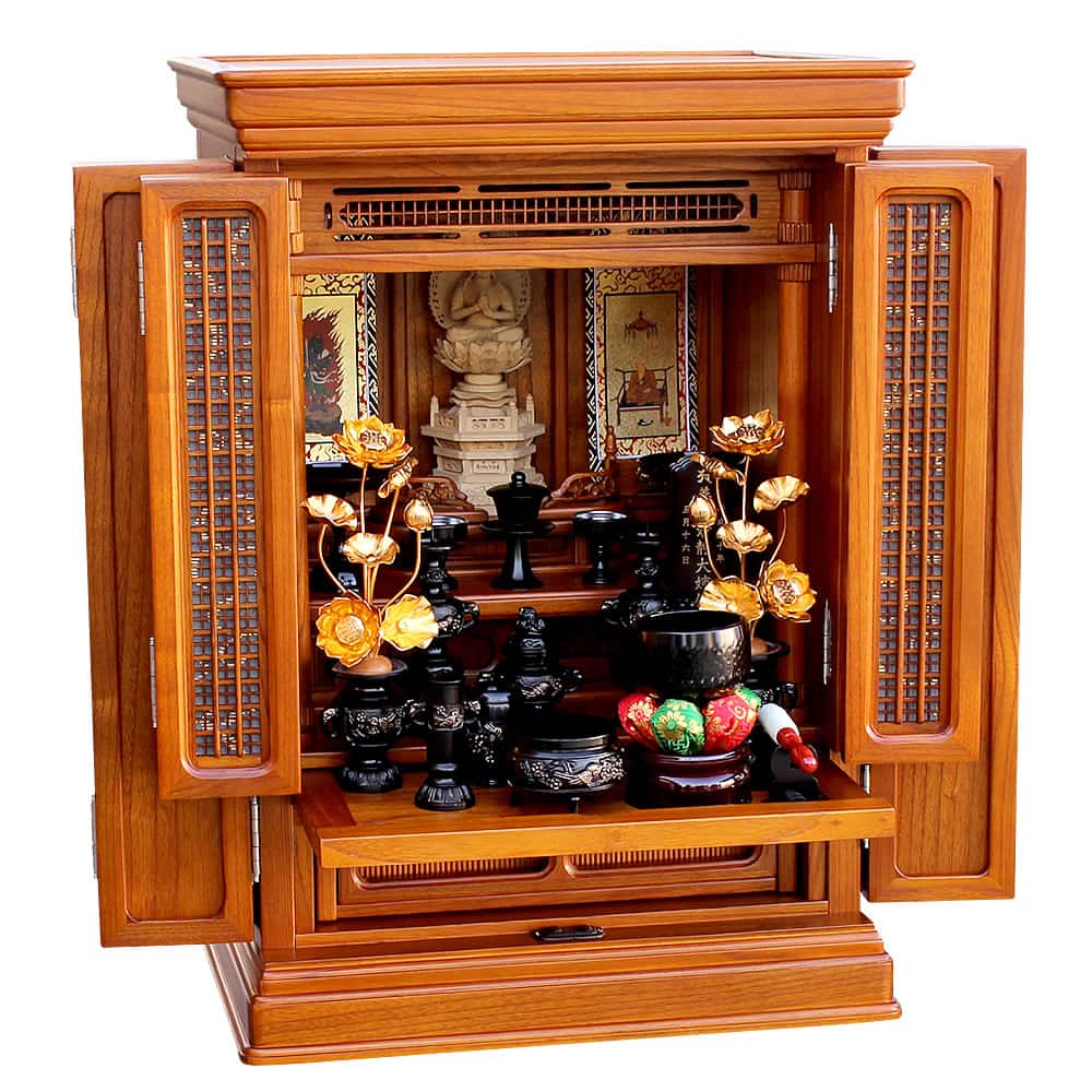 唐木仏壇・清華 - 23号・25号の大型上置の唐木仏壇｜ひだまり仏壇