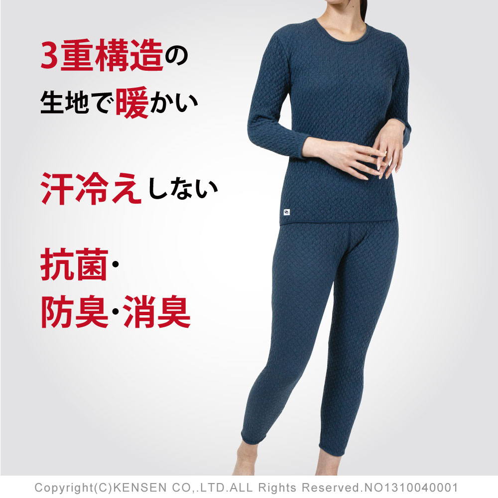 ひだまり本舗本店｜チョモランマ 婦人長袖丸首インナー詳細