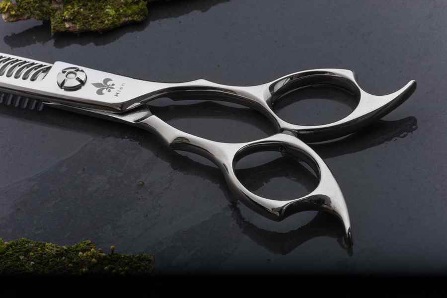 飛燕 コバルト ゼロダメージ セニング メガネ ハンドル｜美容ハサミ