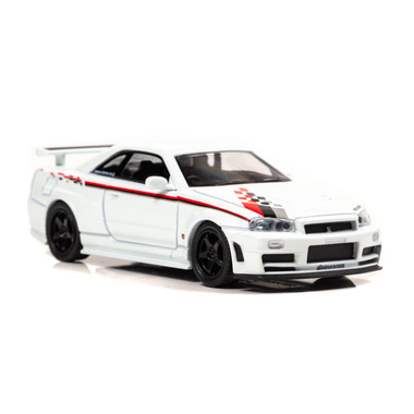 1/64 NISMO R34 GT-R Z-tune 2004 (Pearl White / with nismo stripe