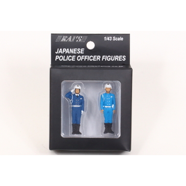 1/43 警察官フィギュア 交通機動隊四輪車 男性隊員 (2type set) 株式