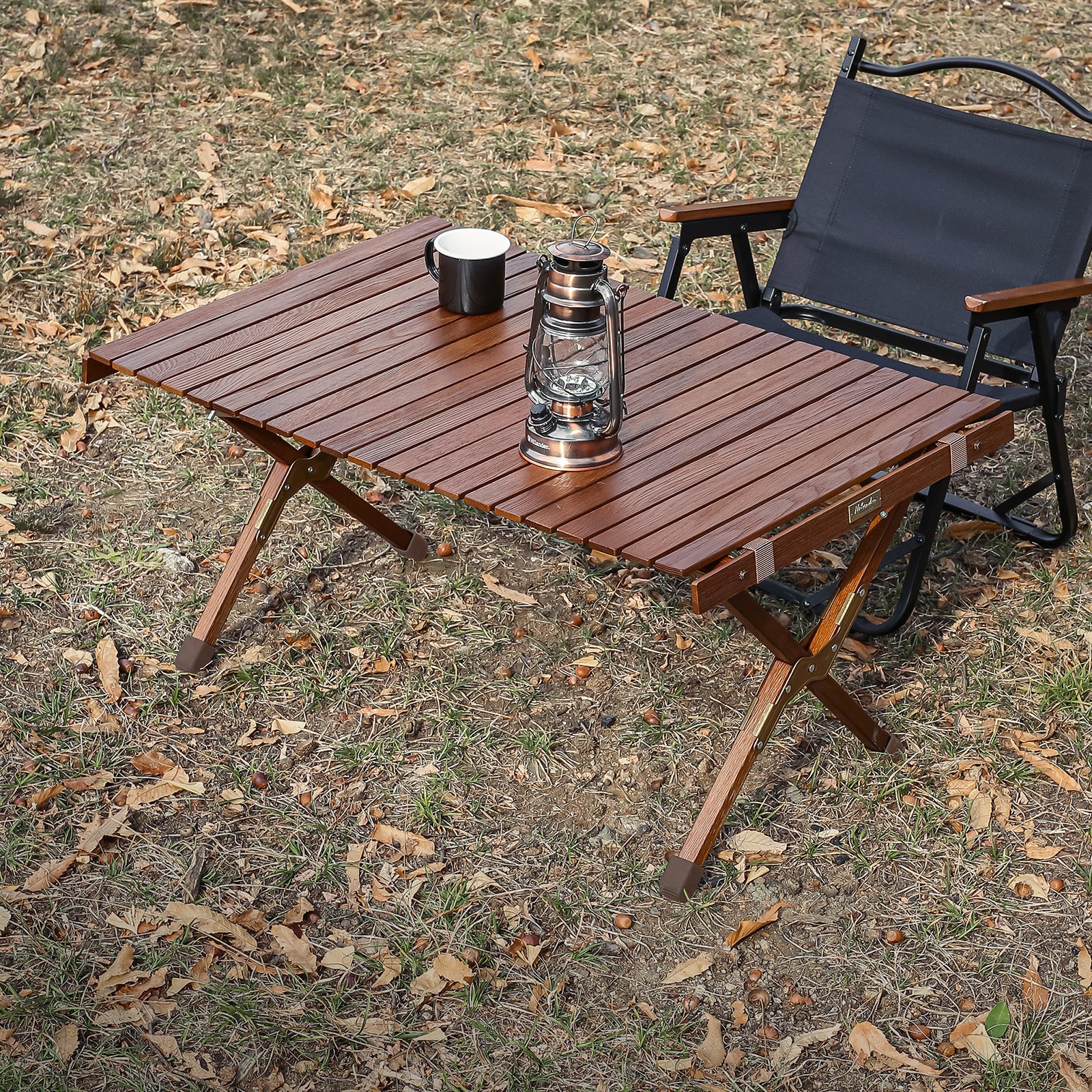 ウッドロールトップテーブルLIGHT 90 アウトドア キャンプ ロー