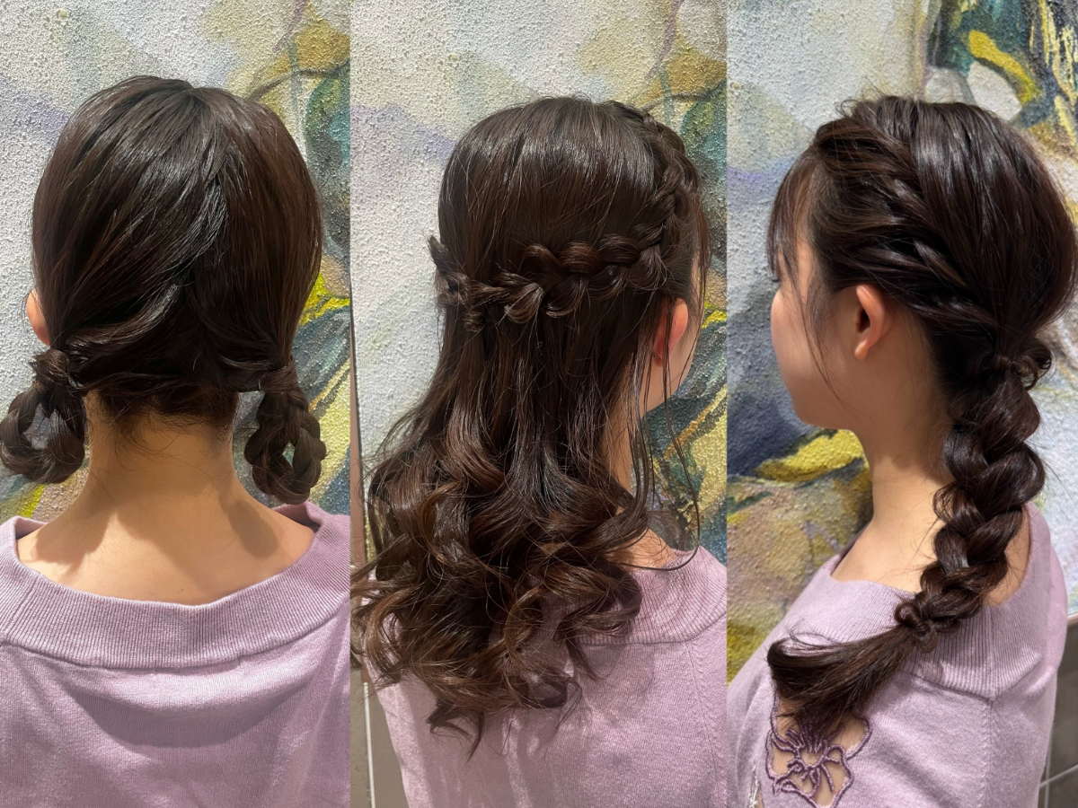 憧れのヘアセット体験♡