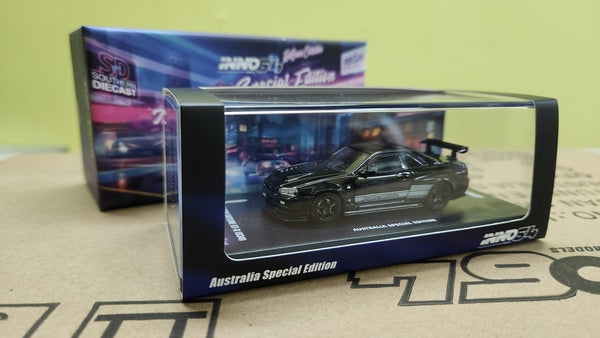 Chase 1:64 Inno64 Nissan Skyline GT-R R34 Z-Tune ENDGAME Australia