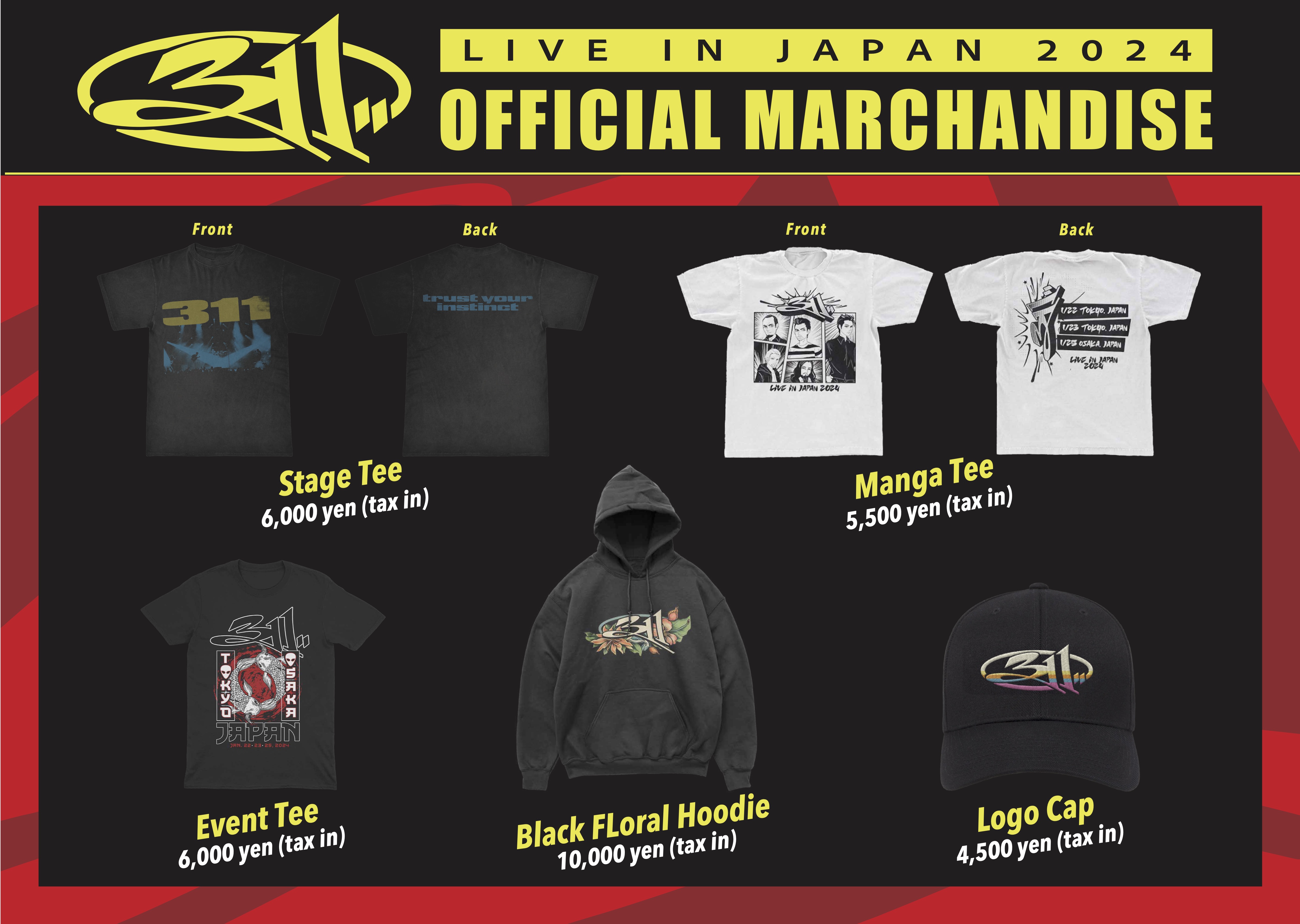 LIVE IN JAPAN 2024 311 × MAN WITH A MISSION