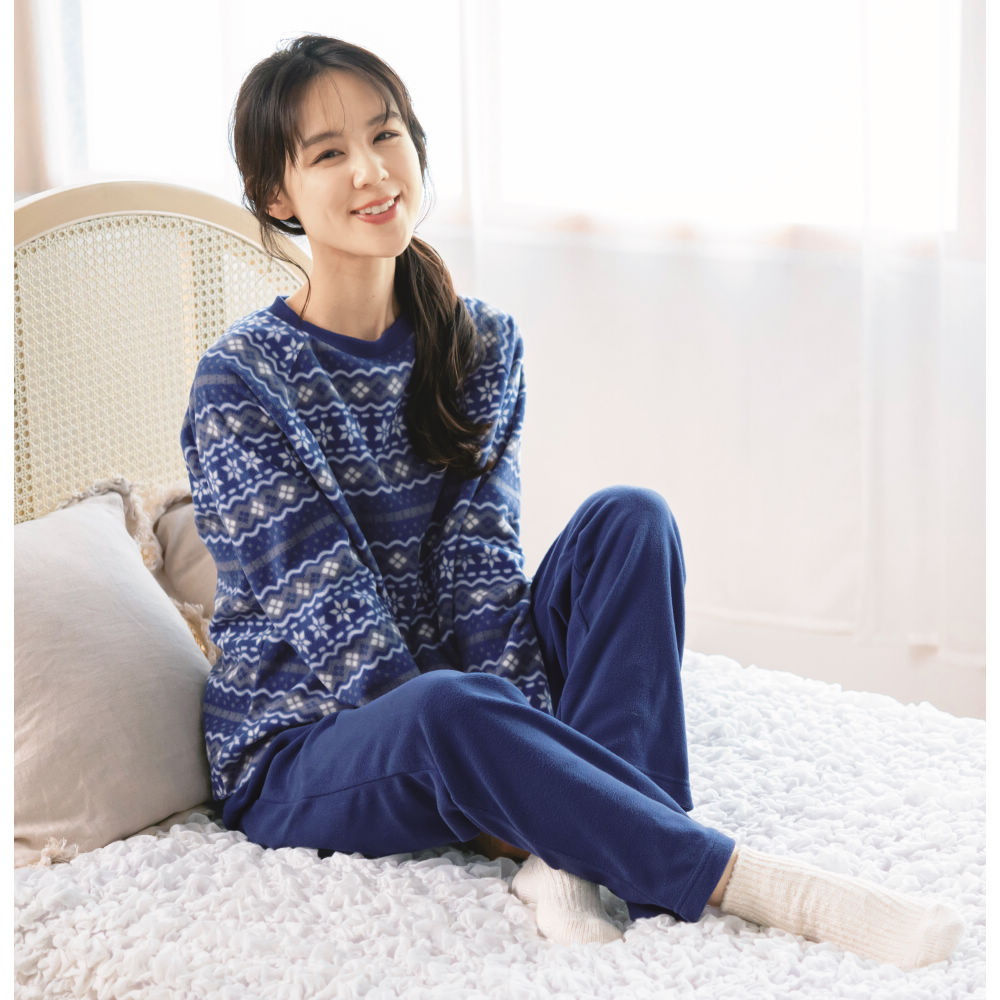 レディースライトフリースパジャマ【S～4L】 | 激安靴の通販 ヒラキ