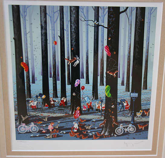 5544] ヒロヤマガタ 山形博道 シルクスクリーン オスカーを夢みて