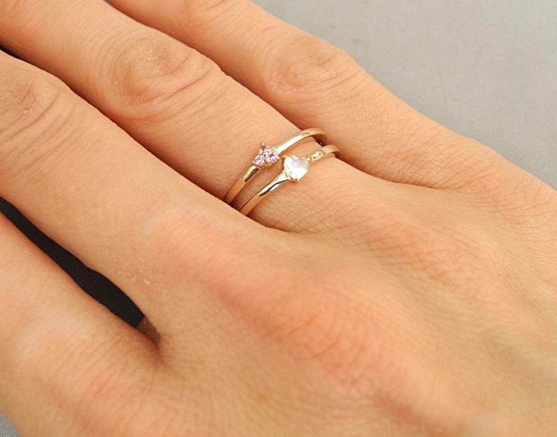 10772] サマンサ ティアラ 指輪 K18ピンクゴールド 9号 - 広田屋