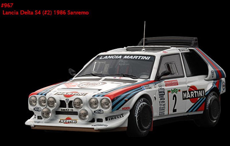 967 LANCIA DELTA S4 (#2) 1986 SANREMO