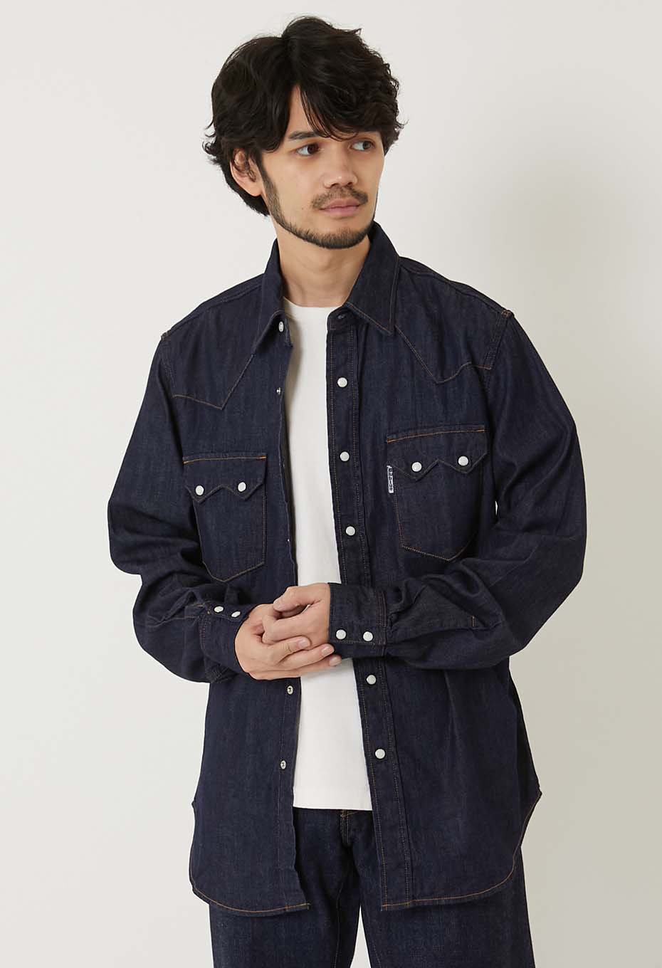 ST814 ライトデニム ウエスタンシャツ | BLUE BLUE | ハリウッドランチ