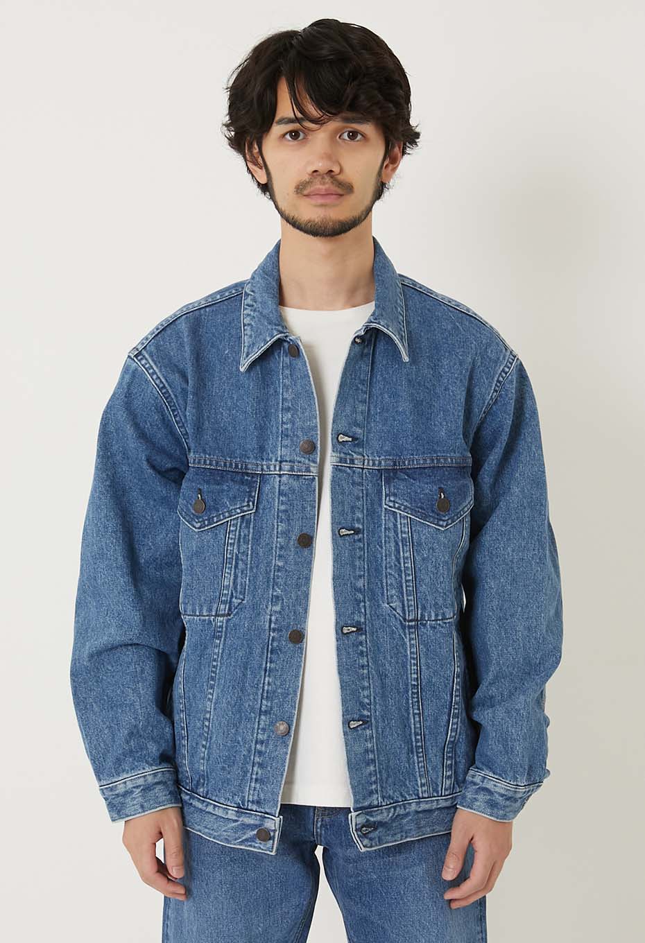 セルビッチデニム 3rdタイプ フェード トラッカージャケット | BLUE