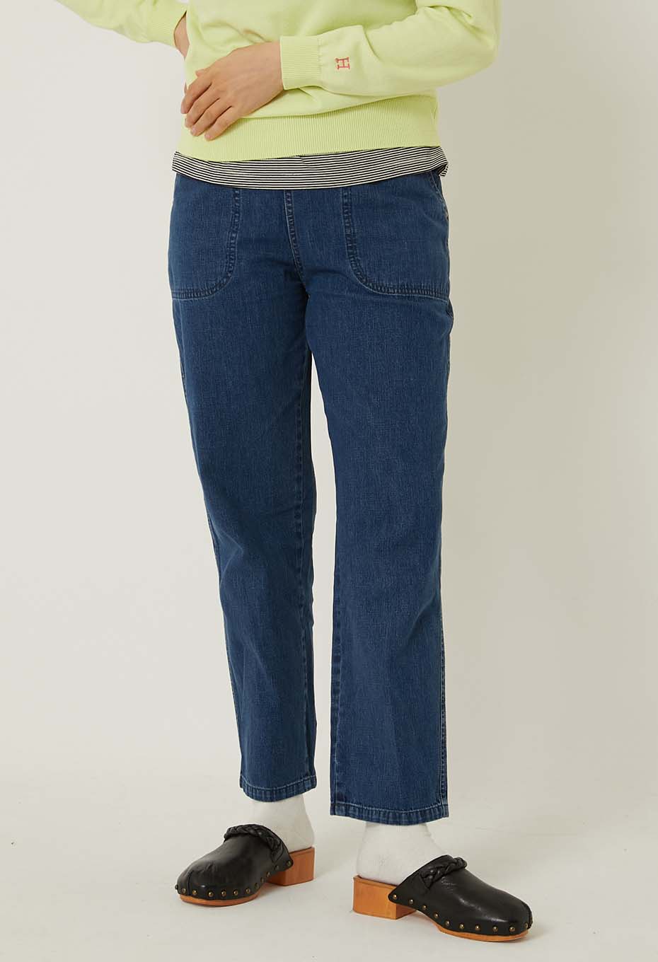 セルビッチライトデニム ユーズド ランチパンツ ウイメンズ | BLUE