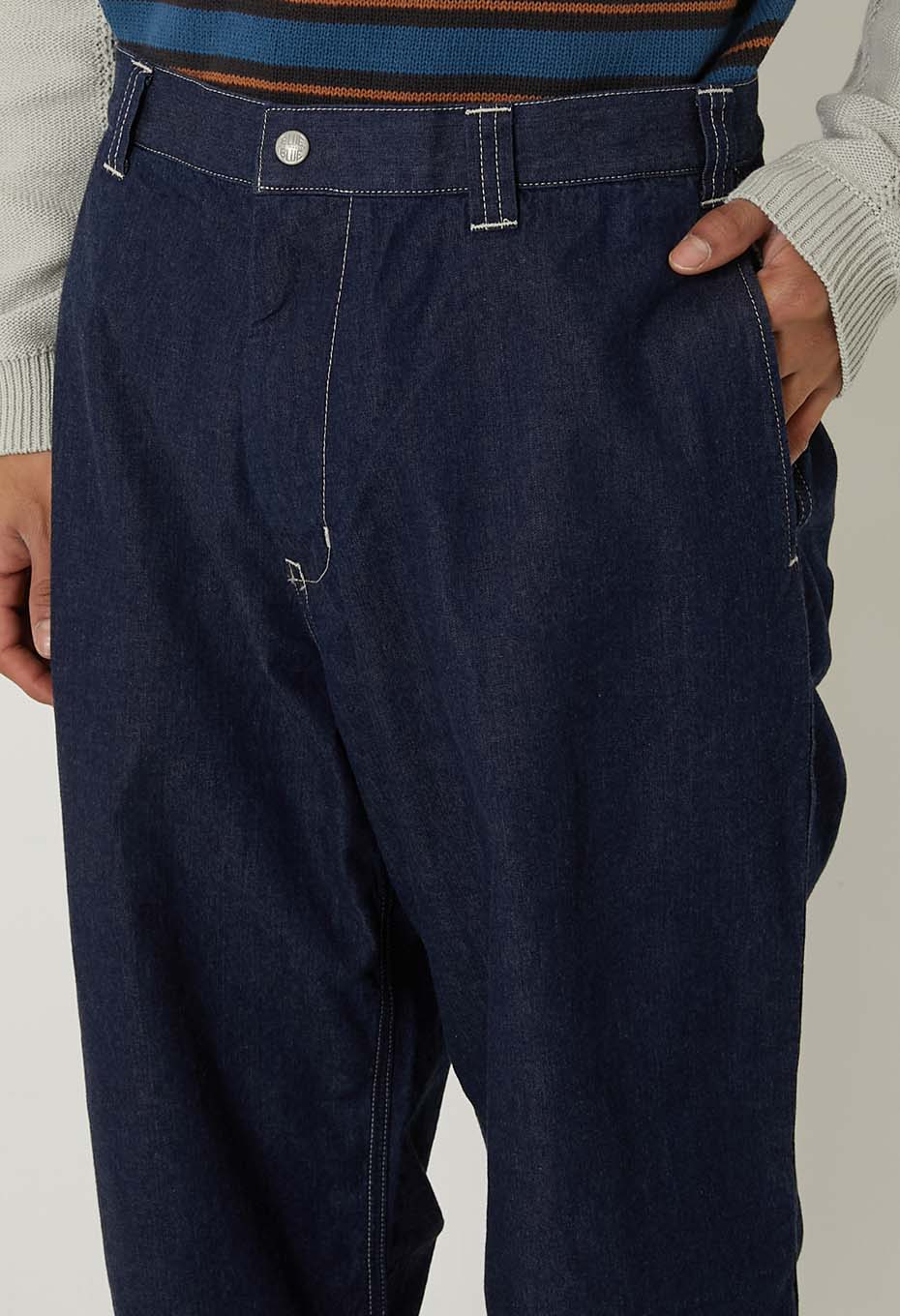 ジャカードデニム ワークトラウザーズ | BLUE BLUE | ハリウッドランチ