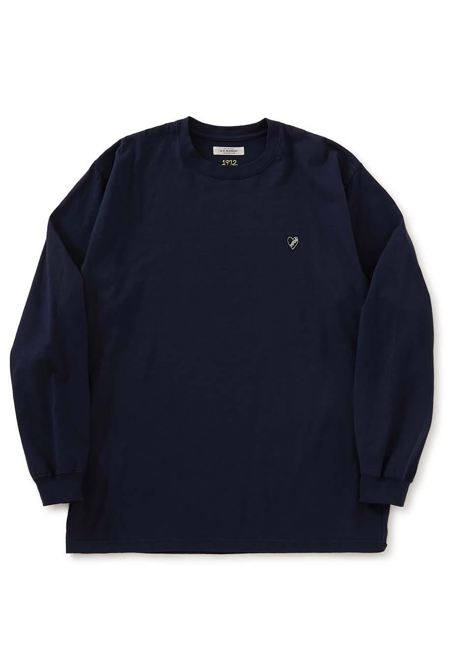 オーガニックコットン ハートインHRM ロングスリーブTシャツ