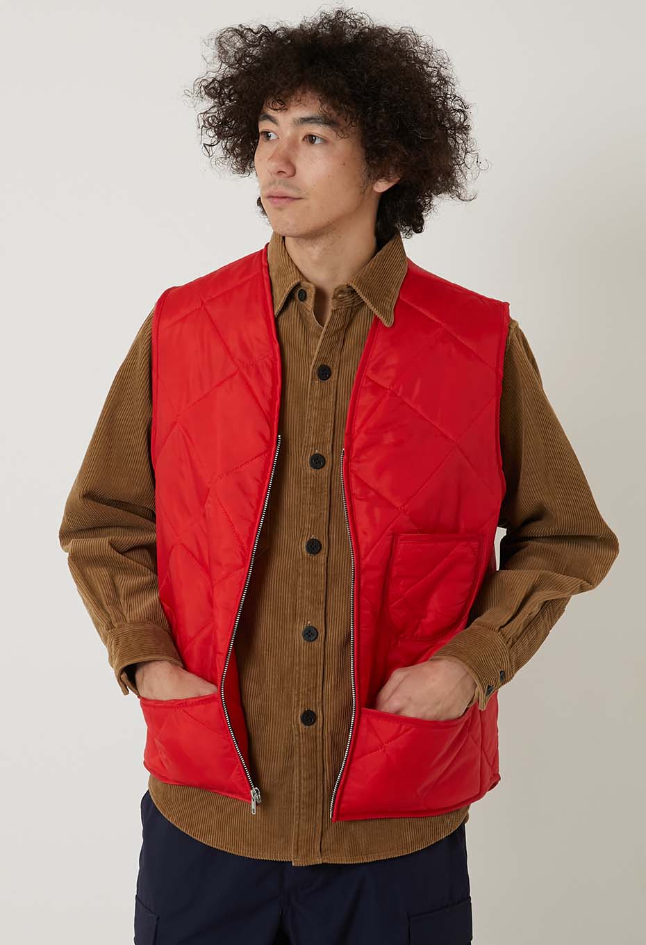 SNAP N WEAR #300 ナイロンタフタ キルトベスト | SNAP N WEAR