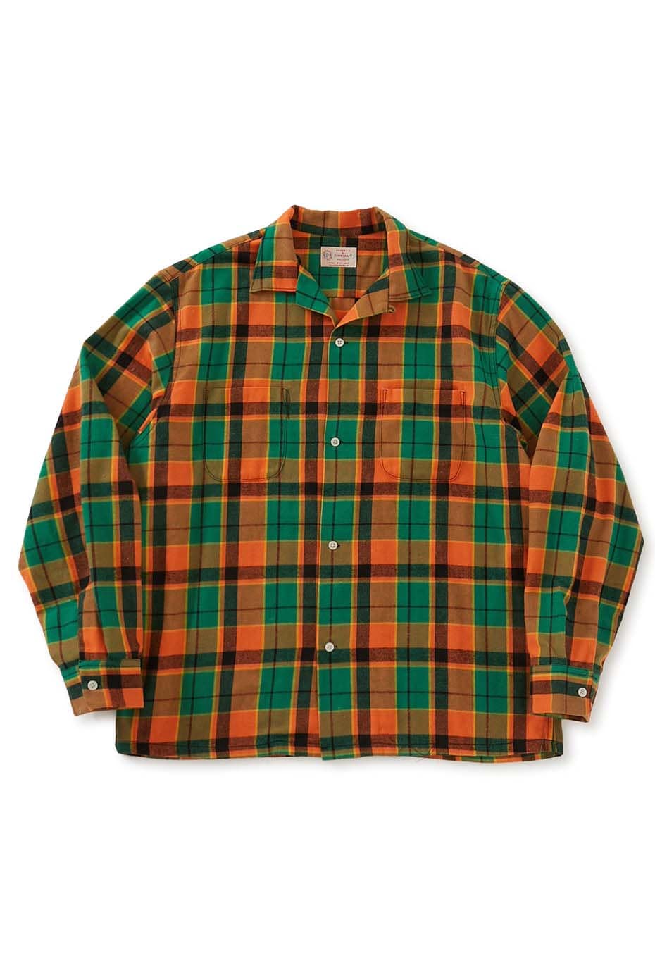 TOWNCRAFT × HIGH! STANDARD /TC24FW-06SL1 60s ROOP COLLAR FLANNEL