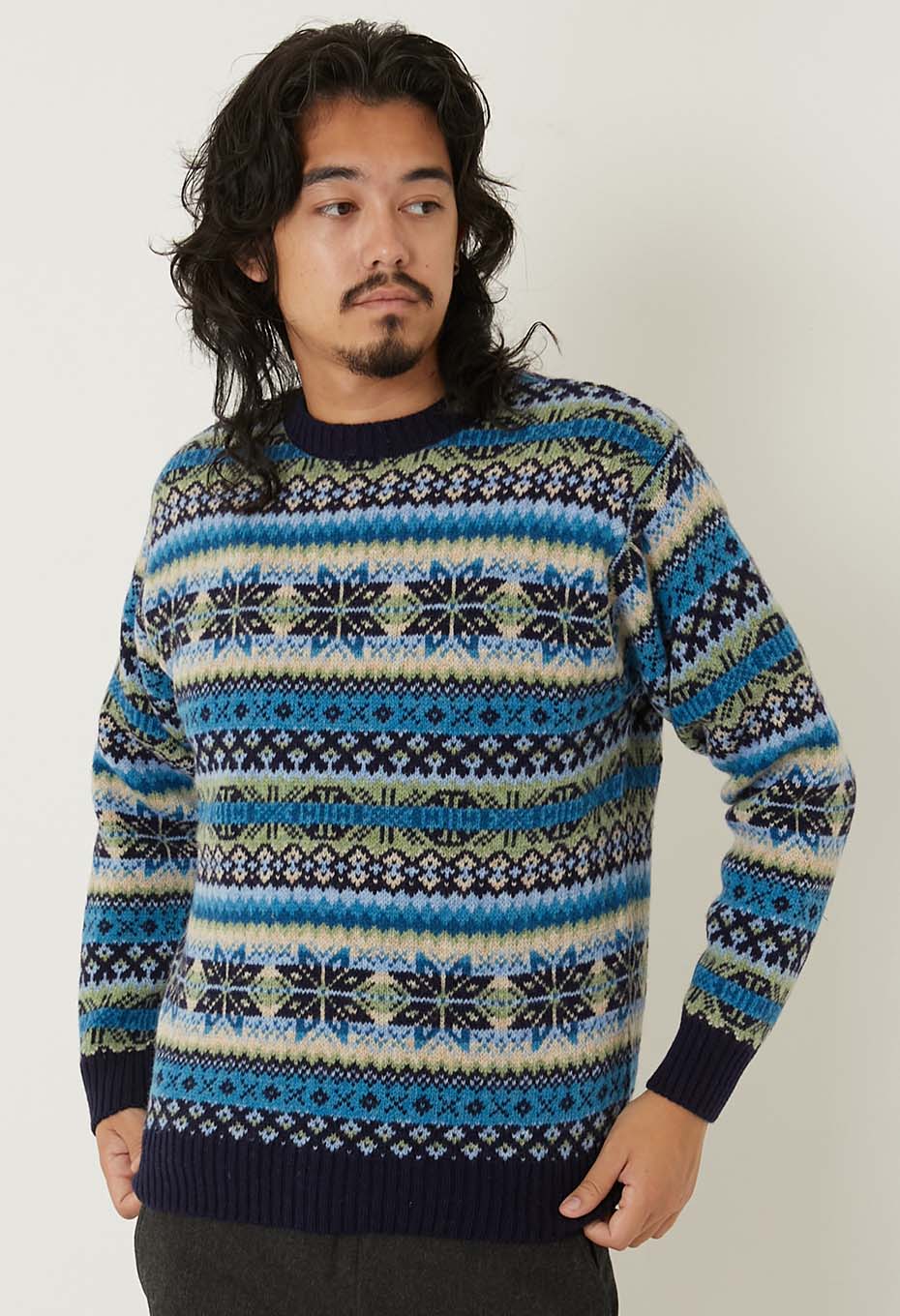 Harley /オールオーバー フェアアイル クルーセーター | HARLEY