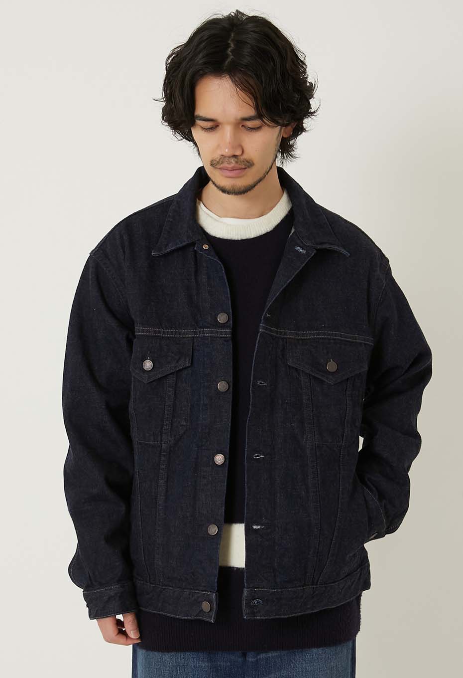 ハンドラー BLUE BLUE ANCHOR 1967 セルビッチデニム 3rd トラッカー