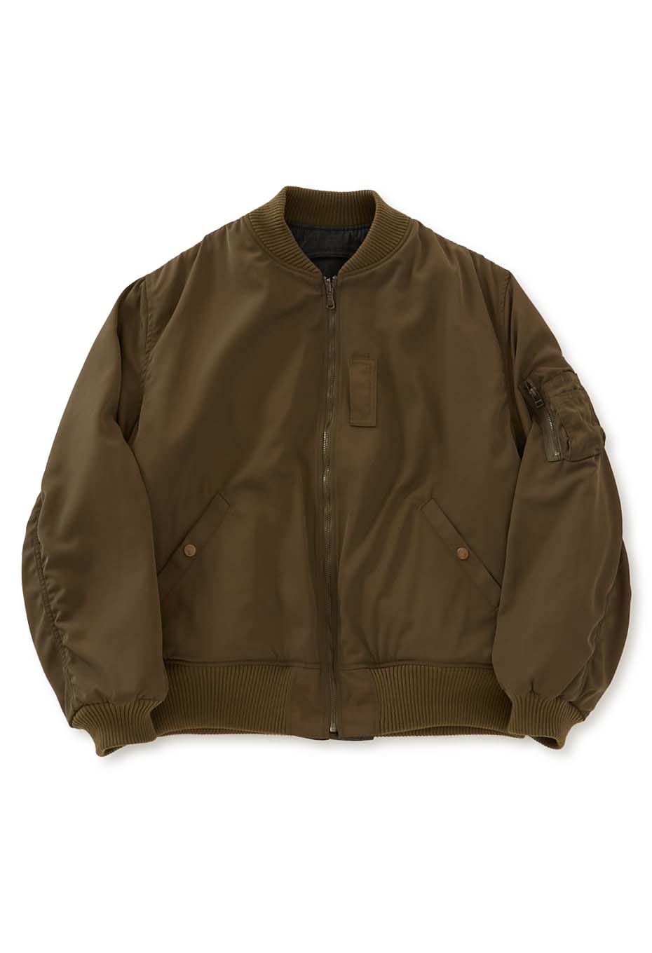 リサイクルポリエステルMA-1ジャケット | BLUE BLUE | ハリウッド