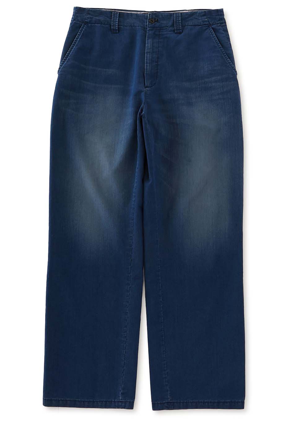 インディゴウェザークロス ヴィンテージウォッシュトラウザーズ | BLUE